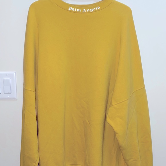 Palm Angels Mustard Crewneck - Picture 2 of 4